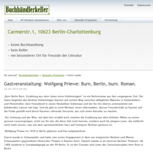 Burn-Berlin-Burn Kasimirs Einkehr